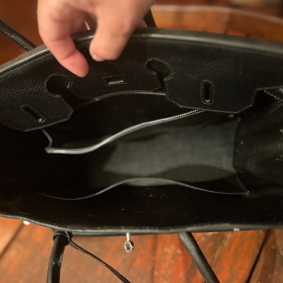 Older black Togo Birkin rep 35 palladium, some issues - Picture 7 of 9